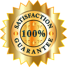 100 percent satisfaction guarantee